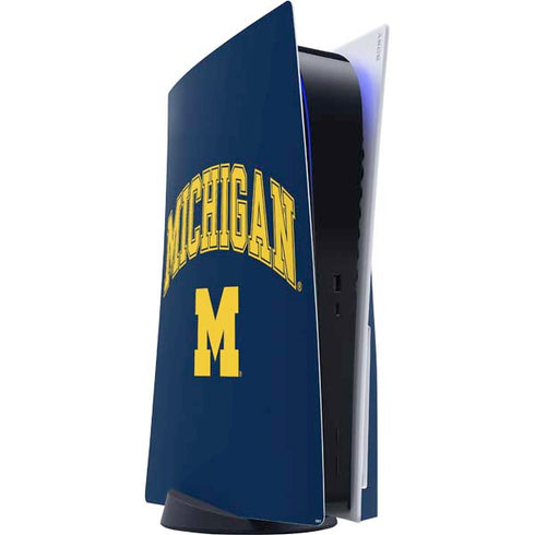 University of Michigan M Logo PS5 Console Skin